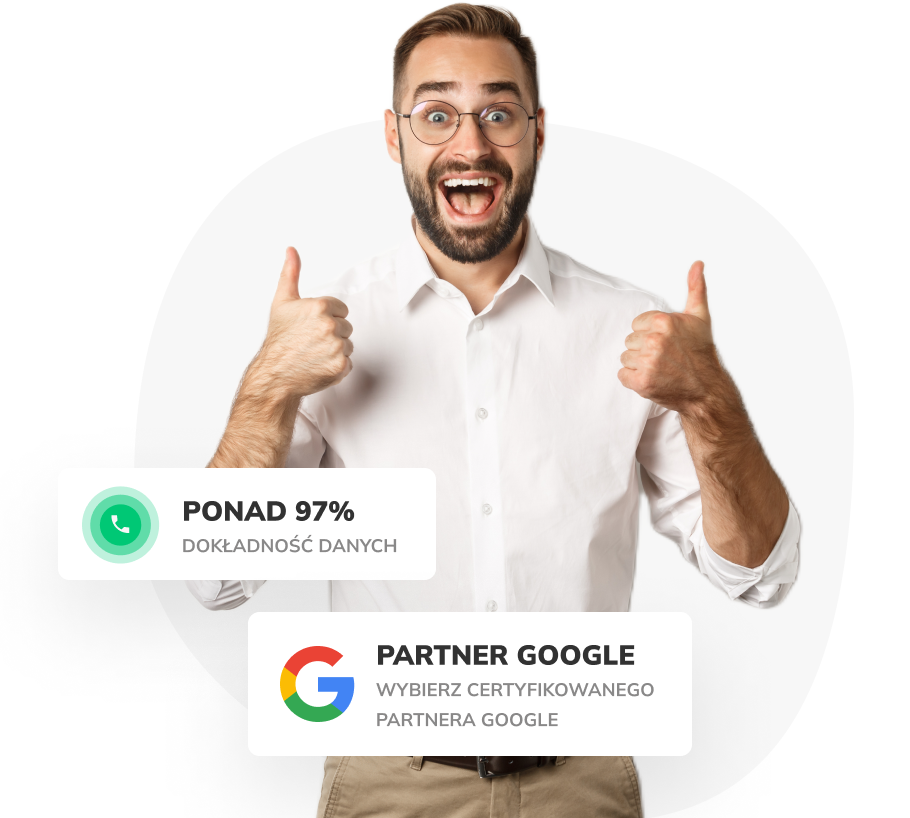 dokładność call trackingu ponad 97%