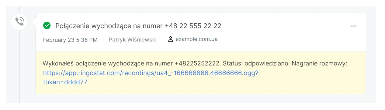 Przykład automatyzacji tworzenia danych w CRM